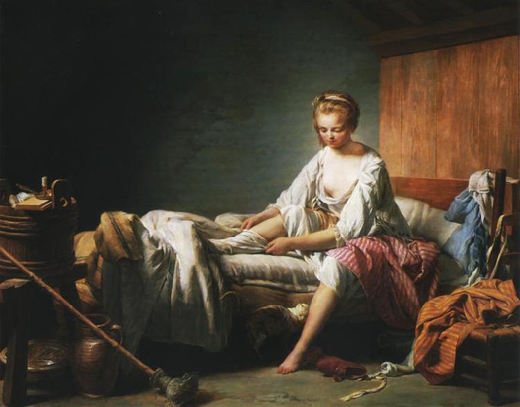 Nicolas Bernard Lepicie Le Lever de Fanchon oil painting image